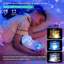 Star Projector 6 OceanWave Patterns Water Light Projector For Bedroom Home  Nebula starry light Wedding Christmas Decor lights