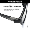 Óculos de leitura masculino feminino esportivo anti-luz azul óculos de leitura preto vermelho TR90 armação presbiopia óculos de grau +100 a +400 óculos