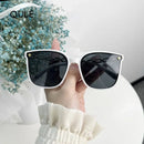 Novos óculos de sol quadrados de armação pequena, óculos de sol femininos de grife da moda
