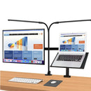 Lâmpada de mesa led com braçadeira regulável clipe na luz de leitura 5 brilho 3 modos flexível pescoço de ganso luz de mesa de leitura usb livros ni