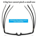 Óculos de leitura masculino feminino esportivo anti-luz azul óculos de leitura preto vermelho TR90 armação presbiopia óculos de grau +100 a +400 óculos