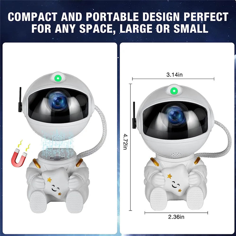 Projetor de estrelas galáxia luz noturna astronauta espaço projetor estrelado nebulosa lâmpada do teto led para quarto casa decorativa crianças presente